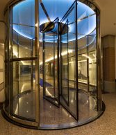 fire proof revolving door
